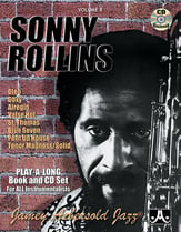 Jamey Aebersold Jazz #8 SONNY ROLLINS Book with Online Audio cover